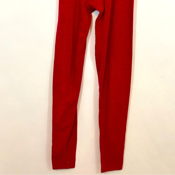 Marie Wright Yoga Unitard Women’s Large Red Open Back Long Sleeve Pilates Gym - Picture 4 of 12